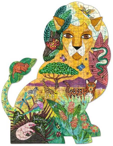 Puzz'art Lion Puzzle 350 pièces de Djeco